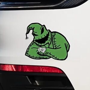 Nightmare before Christmas Boogie Decal Sticker